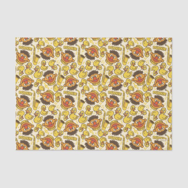 Papel De Seda Ernie e Rubber Duckie Pattern (Frente )