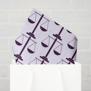Papel De Seda Escamas de Serviços Jurídicos Símbolo do Padrão de