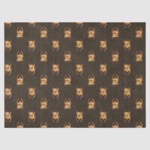 Papel De Seda Escaravelhos de escaravelho metálico-Dourado em ca