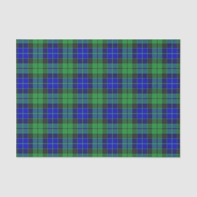 Papel De Seda Escocês Gifts Clan MacKay Tartan (Frente )