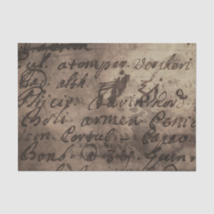 Papel De Seda Escrevendo de lista de papéis impressos para impre