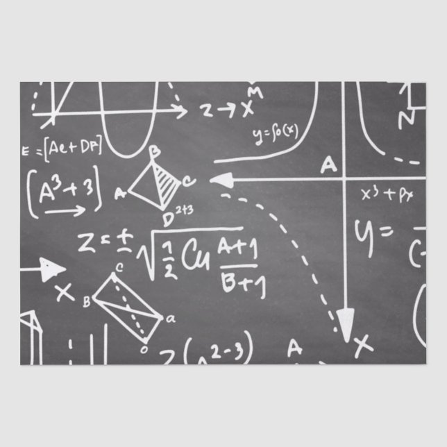 Papel De Seda Escritores de matemática (Frente )