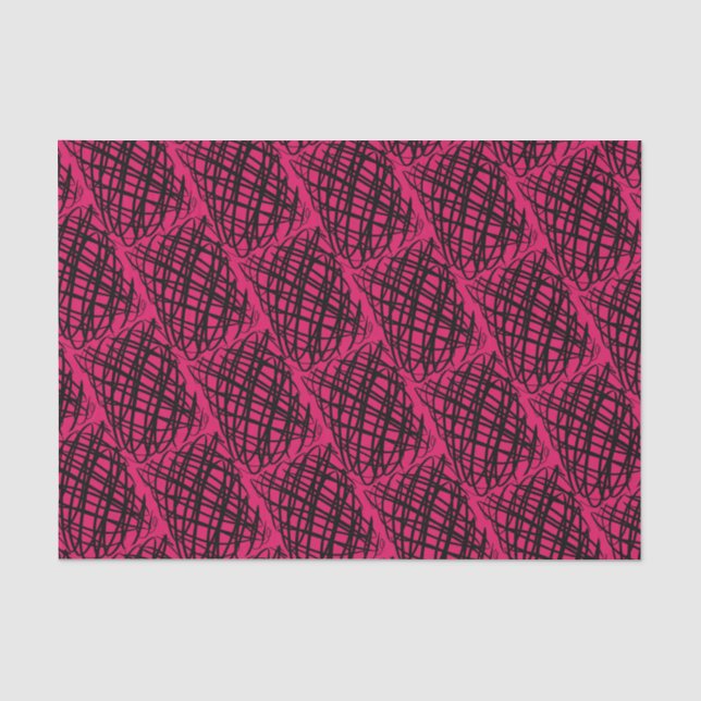 Papel De Seda Escrivora Simples | Preto | Ângulo | Ruby | (Frente )