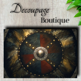 Papel De Seda Escudo Viking Decoupage