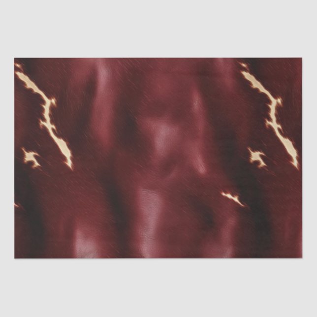 Papel De Seda Escuro Vermelho do Sudoeste (Frente )