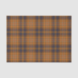 Papel De Seda Escuro | xadrez de tartan laranja