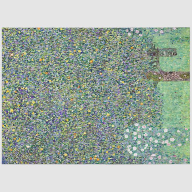 Papel De Seda Esfregões Sob As Árvores, Gustav Klimt (Frente )