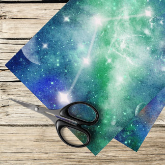 Papel De Seda espaço exterior e constelação