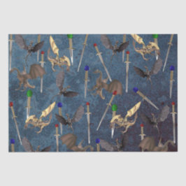 Papel De Seda Espada e Dragão