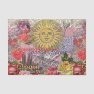 Papel De Seda Espanha Sunshine - Arte Espanhola