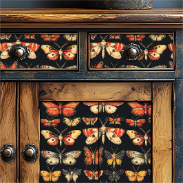 Papel De Seda Espécime Gótico Antigo Mariposa da Academia Sombri