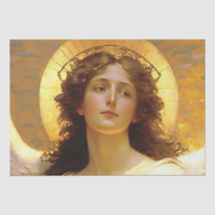 Papel De Seda Espírito Anjo Dourado da Manhã