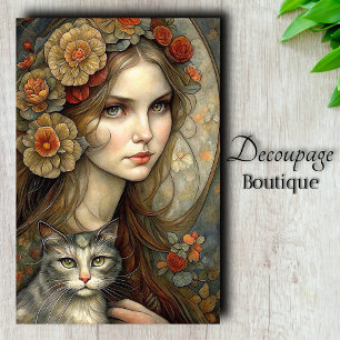 Papel De Seda Espíritos Afins Decoupage