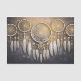 Papel De Seda Espíritos e Almas, Dreamcatchers Neutros de Renda