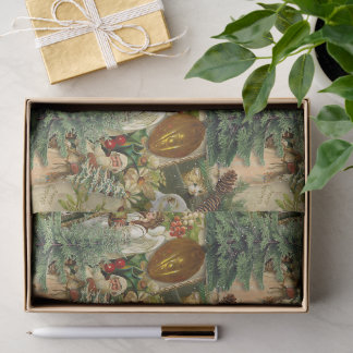 Papel De Seda Esplendor Vitoriano de Natal
