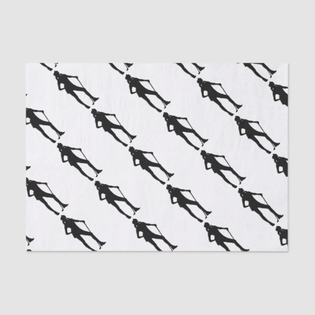 Papel De Seda Esportes de Golfer fêmeas (Frente )