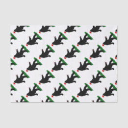 Papel De Seda Esquadrão de Natal - Esmagando com Canas Doces