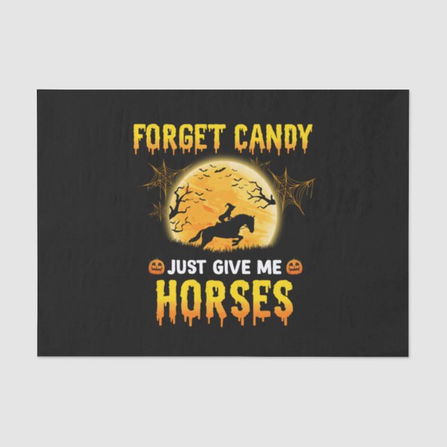 Papel De Seda Esquece, Candy, Dá-Me Ideias De Cavalos, Cavaleiro (Frente )
