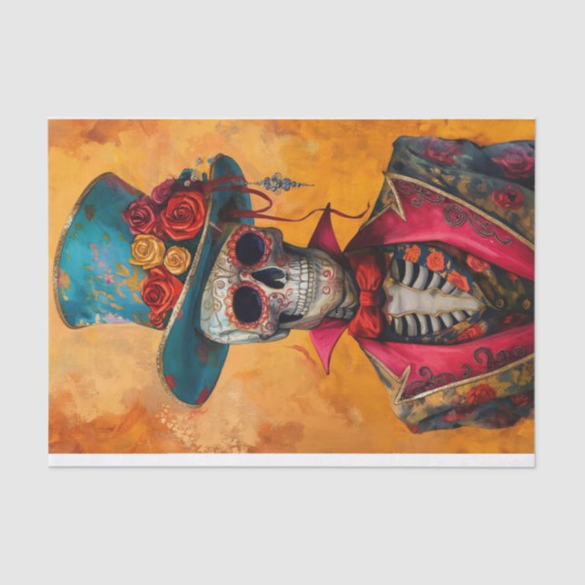 Papel De Seda Esqueleto Lyfe1 (Frente )