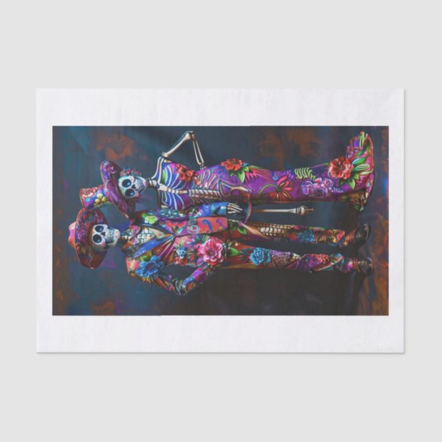 Papel De Seda Esqueleto Lyfe24 (Frente )