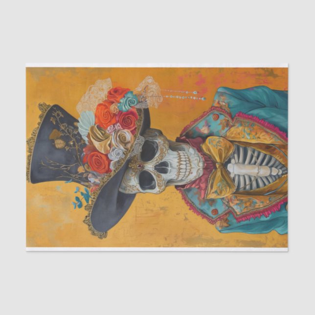 Papel De Seda Esqueleto Lyfe3 (Frente )