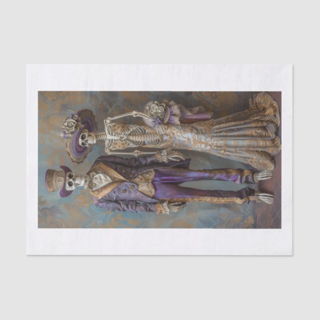 Papel De Seda Esqueleto Lyfe32 (Frente )