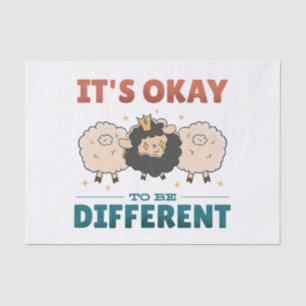 Papel De Seda Está bem ser diferente de convite