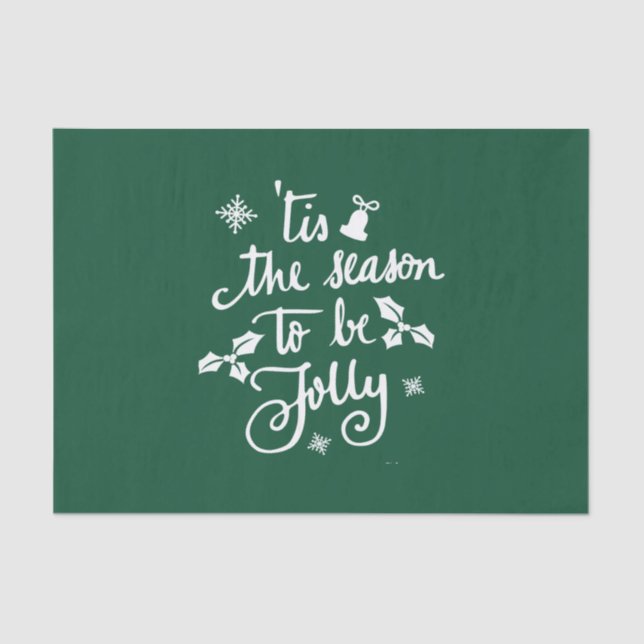 Papel De Seda Esta é a estação a ser alegre (Frente )