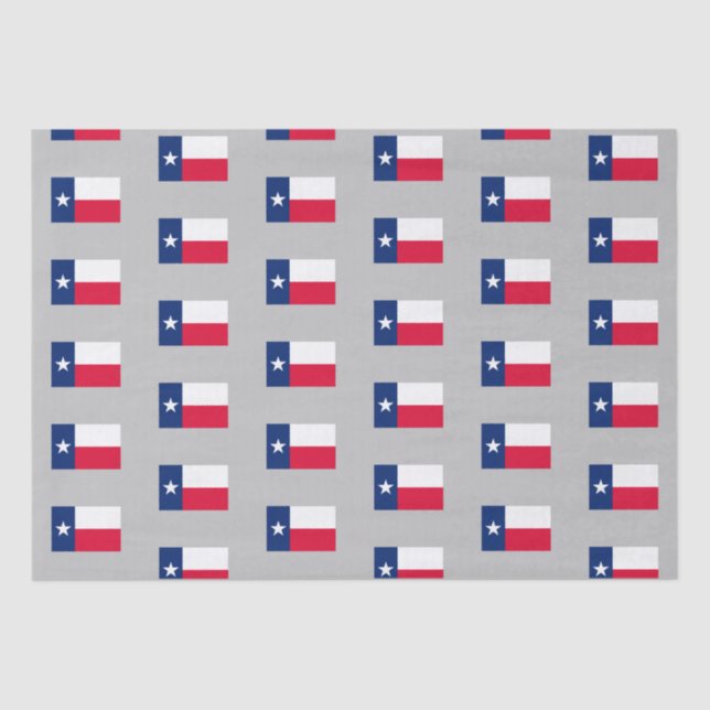 Papel De Seda Estado do Texas Flag, (Frente )