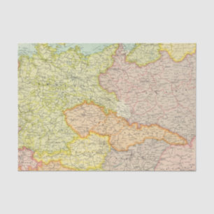 Papel De Seda Estados da Europa Central políticos