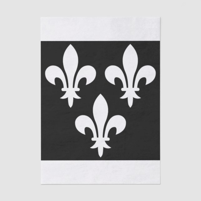 Papel De Seda Estandarte Medieval da França (Frente )