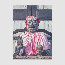 Papel De Seda Estátua budista Pindola Bharadvaja - Nara, Japão