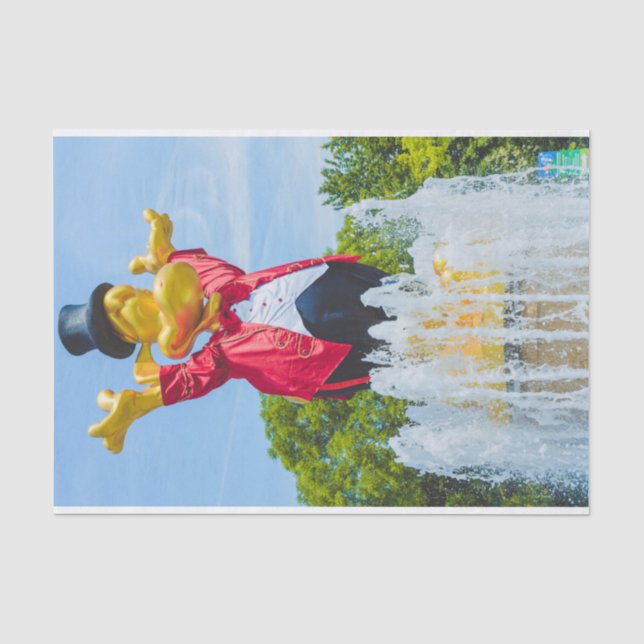 Papel De Seda estátua Gardaland, Itália (Frente )