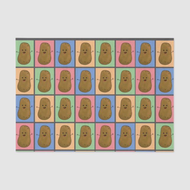 Papel De Seda Estilo de Arte pop Pota (Frente )