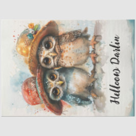 Papel De Seda Estilo de Boho Imobiliário, Pássaros Vestidos