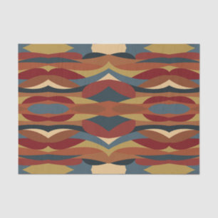 Papel De Seda Estilo de Vidro Geométrico Opaco Abstrato