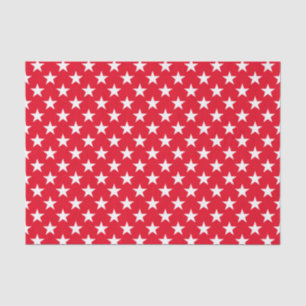 Papel De Seda Estilo Legal Original - Padrão de Estrela Branca 