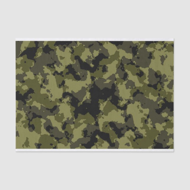 Papel De Seda Estilo militar de Camouflage (Frente )