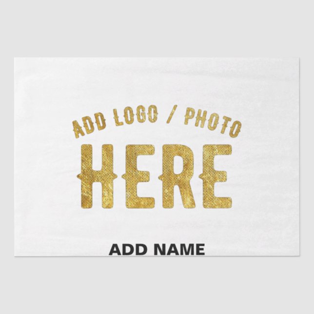 PAPEL DE SEDA ESTILO MODERNO PERSONALIZÁVEL BRANCO VERIFICADO MA (Frente )