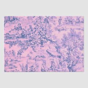 Papel De Seda Estilo Russo Rococo - Toile Rosa Francês - Desapar