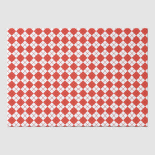 Papel De Seda Estilo Vermelho E Branco