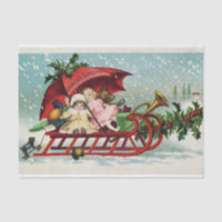 Estilo Vintage Sled de Natal dos Brinquedos