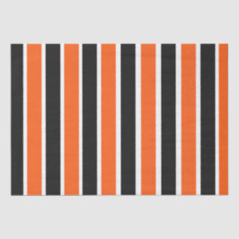 Papel De Seda Estirpes de Dia das Bruxas em Laranja e Preto