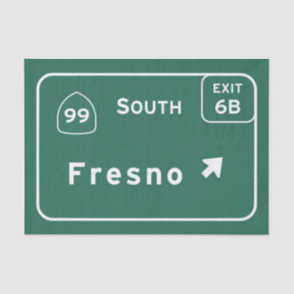 Papel De Seda Estrada de um estado a outro sul de Fresno 99