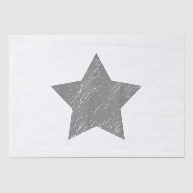 Papel De Seda Estrela de Cinza Distante (Frente )