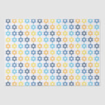 Papel De Seda Estrela de David Judaico Colorful<br><div class="desc">Happy Hanukkah Star do David Pattern</div>