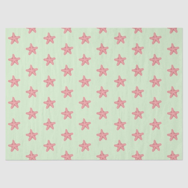 Papel De Seda  Estrela-do-mar fofa  (Frente )