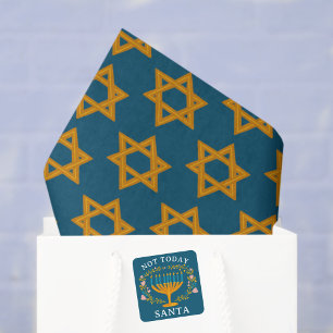 Papel De Seda ESTRELA HANUKKAH DO Bar de Férias Judaicas de DAVI