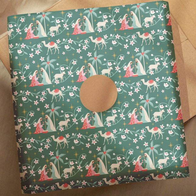 Papel De Seda Estrela Natal Da Natividade Religiosa De Belém (Christmas Religious Nativity Star Of Bethlehem Tissue Paper)