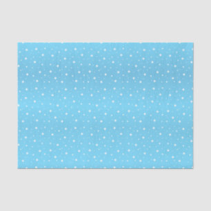 Papel De Seda Estrelas bonito dos azuis bebés e do branco